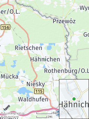 Here Map of Hähnichen