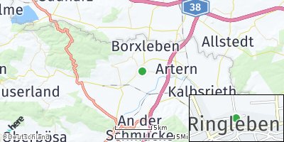 Google Map of Ringleben bei Artern