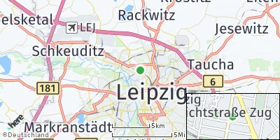 Google Map of Gohlis-Mitte