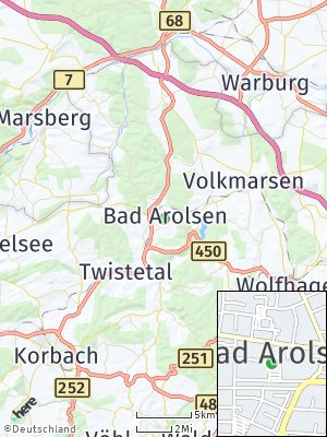 Here Map of Bad Arolsen