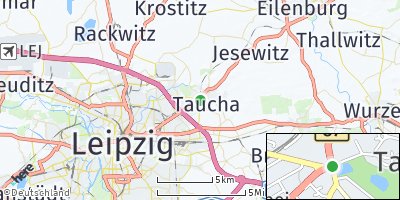Google Map of Taucha bei Leipzig