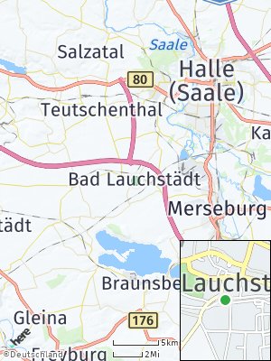 Here Map of Bad Lauchstädt