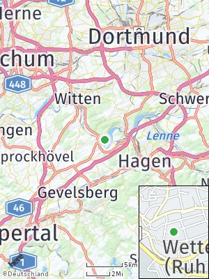 Here Map of Wetter an der Ruhr