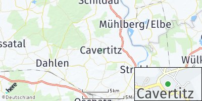 Google Map of Cavertitz