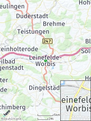 Here Map of Leinefelde-Worbis