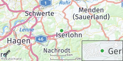 Google Map of Gerlingsen