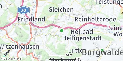 Google Map of Burgwalde