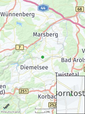 Here Map of Borntosten