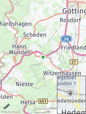 Here Map of Hedemünden