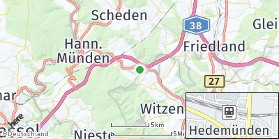 Google Map of Hedemünden
