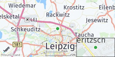 Google Map of Wiederitzsch
