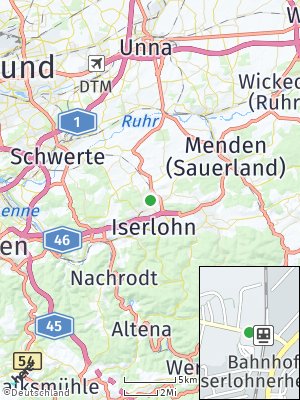 Here Map of Iserlohnerheide