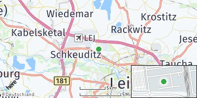 Google Map of Lützschena-Stahmeln