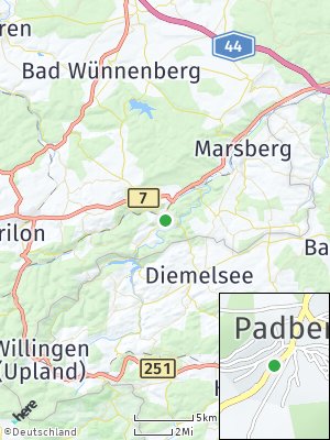 Here Map of Padberg