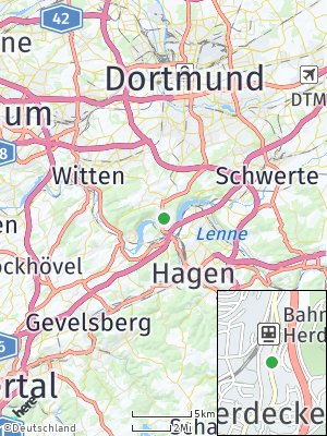 Here Map of Herdecke an der Ruhr