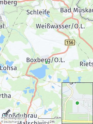 Here Map of Boxberg / Oberlausitz