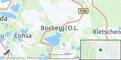 Google Map of Boxberg / Oberlausitz