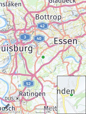 Here Map of Menden / Ickten