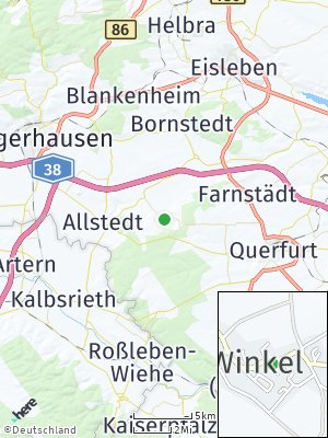 Here Map of Winkel bei Sangerhausen