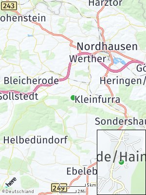 Here Map of Hainrode / Hainleite