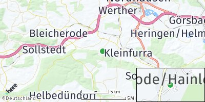 Google Map of Hainrode / Hainleite