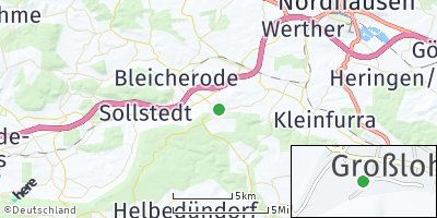Google Map of Großlohra