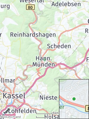 Here Map of Hann. Münden