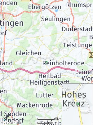 Here Map of Hohes Kreuz