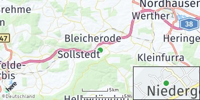 Google Map of Niedergebra