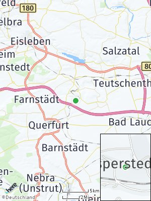 Here Map of Esperstedt bei Querfurt