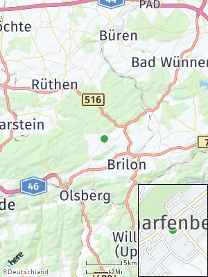 Here Map of Scharfenberg