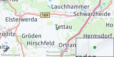 Google Map of Schraden bei Elsterwerda