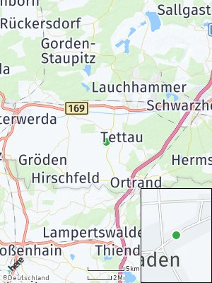 Here Map of Schraden bei Elsterwerda