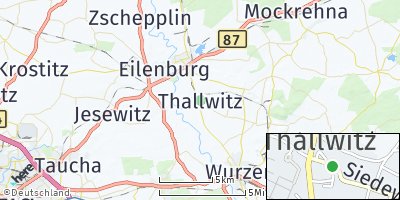 Google Map of Thallwitz