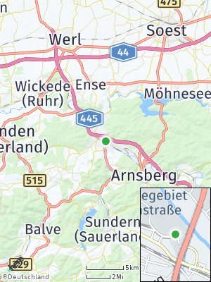 Here Map of Neheim-Hüsten