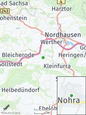 Here Map of Nohra bei Nordhausen