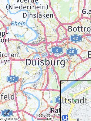 Here Map of Duisburg