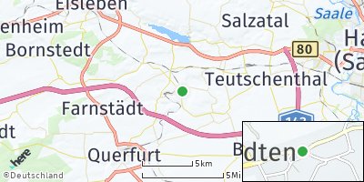 Google Map of Stedten