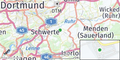 Google Map of Rheinen