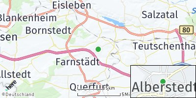 Google Map of Alberstedt