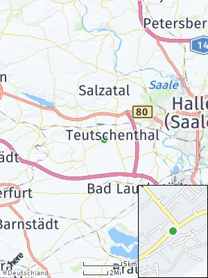 Here Map of Teutschenthal