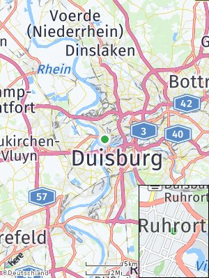 Here Map of Ruhrort