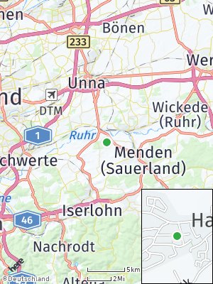 Here Map of Halingen