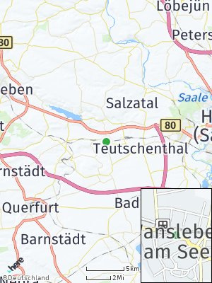 Here Map of Wansleben am See