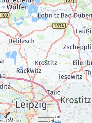 Here Map of Krostitz