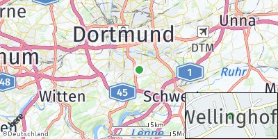Google Map of Wellinghofen