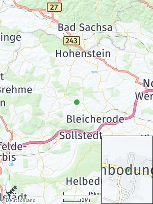 Here Map of Kleinbodungen