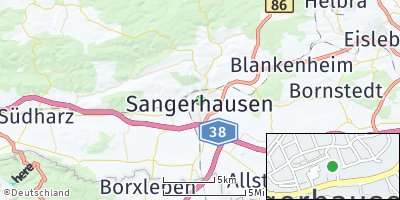 Google Map of Sangerhausen