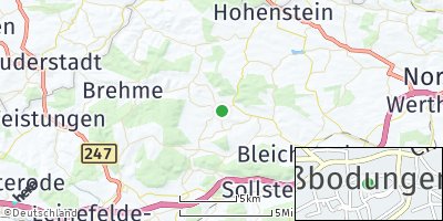 Google Map of Großbodungen
