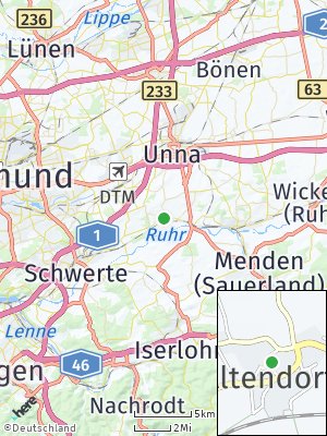 Here Map of Altendorf bei Fröndenberg